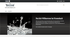 Desktop Screenshot of kronenbach.de